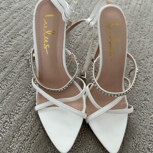 Lulus white heels